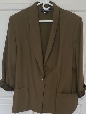 Vintage Sag Harbor Olive Green Blazer